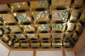 Even the ceilings of the palace are works of art
