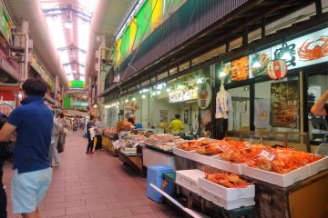There are nearly 200 shops in the marketplace