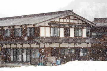 Heavy snowfall made the scenery and atmosphere like a winter wonderland