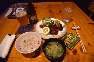 Dinner at the Two-Star restaurant certified by Promotion Conference of Chisan Chisho.
