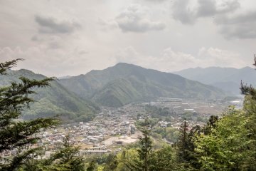 A final look at Otsuki City from above 