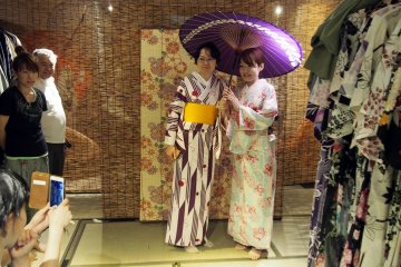 Take a photo inside the shop