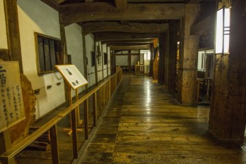 Intérieur du château de Matsue