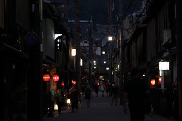 Las calles iluminadas.