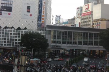 Penyeberangan Shibuya adalah jantung kota Tokyo