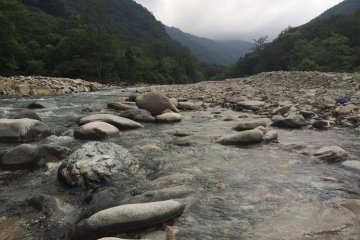 Tanigawa River in Minakami