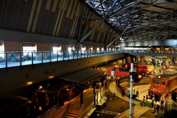 View from the upper level
