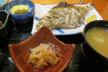 Deep fried fish at Hyoshiro Seafood Restaurant