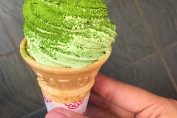 Double Matcha Soft Serve
