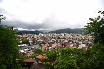 Takayama from the Higashiyama Walking Course