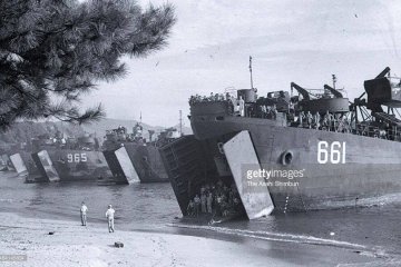 Sept. 4th, 1945 U.S. Marines Landing