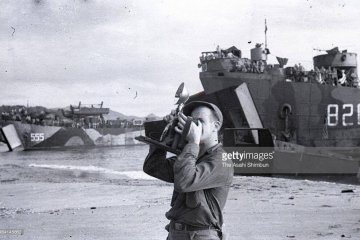 Sept. 4th, 1945 U.S. Marines Landing