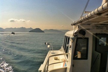 Pleasant views from the top deck