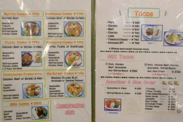 Food menu part 2