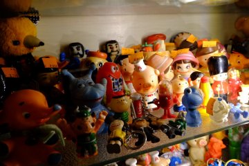 Vintage toys seemed the most common fare
