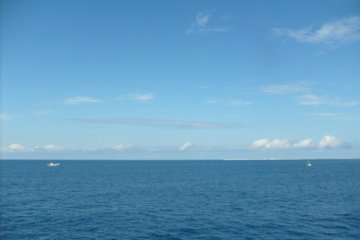 You'll see some other distant boats