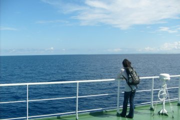 Enjoying the ocean air