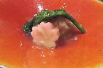 Traditional Japanese five course dinner 1