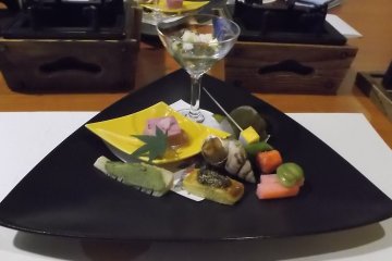 Traditional Japanese five course dinner 4