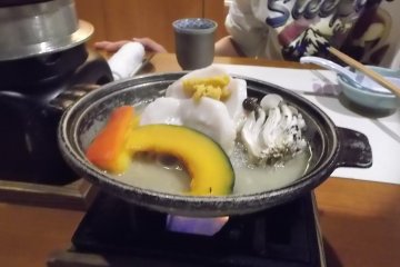 Traditional Japanese five course dinner 6
