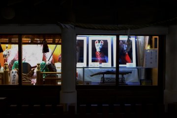A small historical display