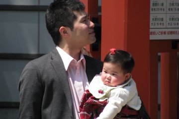 With dad