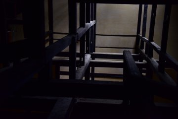 Interior beam structure of Kimura House