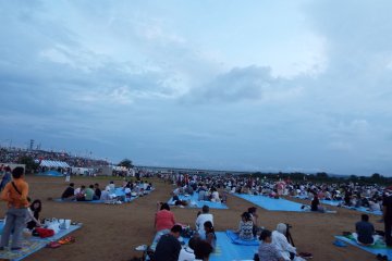 Two hours before fireworks