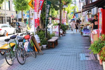 Amazake alley in Summer