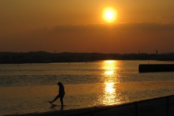 Sunset in Bentenjima