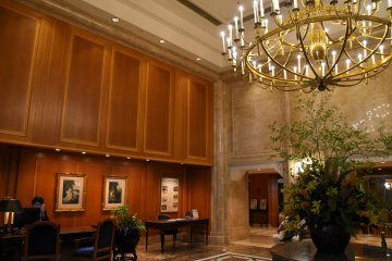 Classic lobby of Hotel New Grand Yokohama