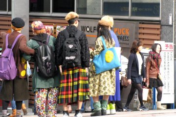 Takeshita is very popular among young people