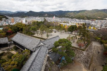 Vue depuis le dernier étage du donjon