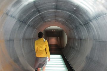Passages at Suntory looked like a spaceship!