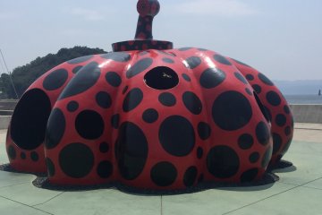 Yayoi Kusama's Red Pumpkin