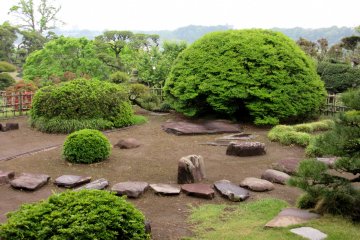 One of the adjacent gardens