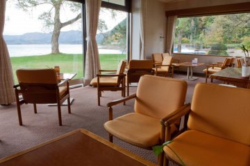 Stunning waterfront views from the lounge