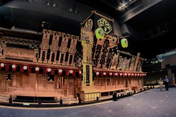 The life-size replica of a famous Kabuki theatre