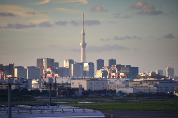 Tokyo Sky Tree viewed from the observation deck