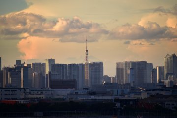 Tokyo Tower can be seen from here, too