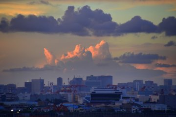 More curiously shaped clouds