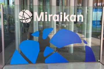 Exposition au rez-de-chaussée du Miraikan à Odaiba.