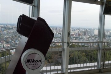 Top of the tower - enjoy viewing or running laps if you are a little kid and nobody is around to tell you off