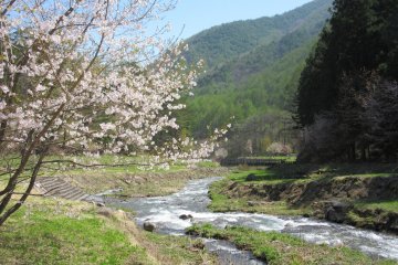 Warm spring day in Nagano