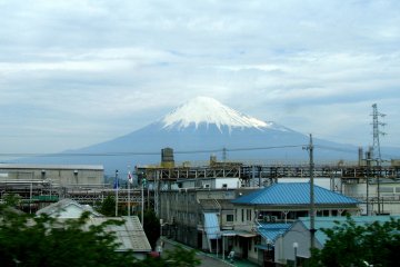 From the Shinkansen's window