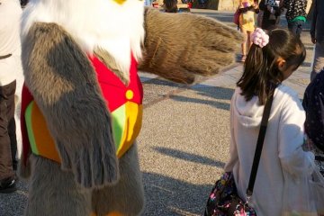 What festival is complete without a cuddly city mascot?