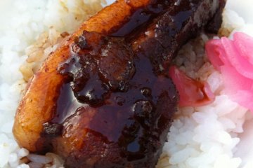 Braised Pork Belly with Miso Glaze.