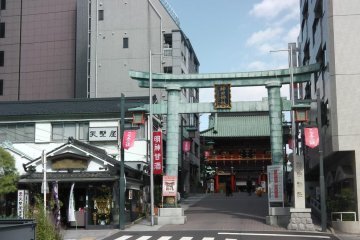 Torii entrance from the street