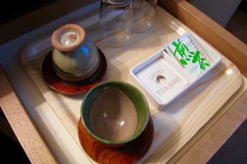 Complimentary tea is available in the rooms