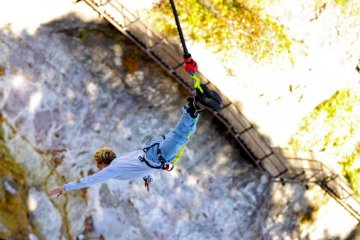 Bungee Jumping and Autumn Leaves